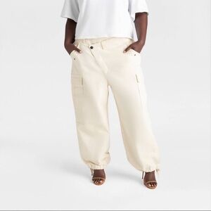 KBB by Kahlana “The Cargo Pants” in Cream